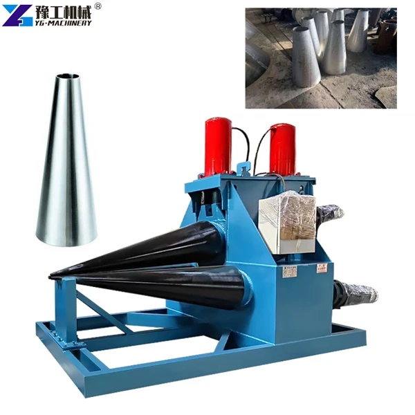 Lehtmetallist koonuse veeremasin